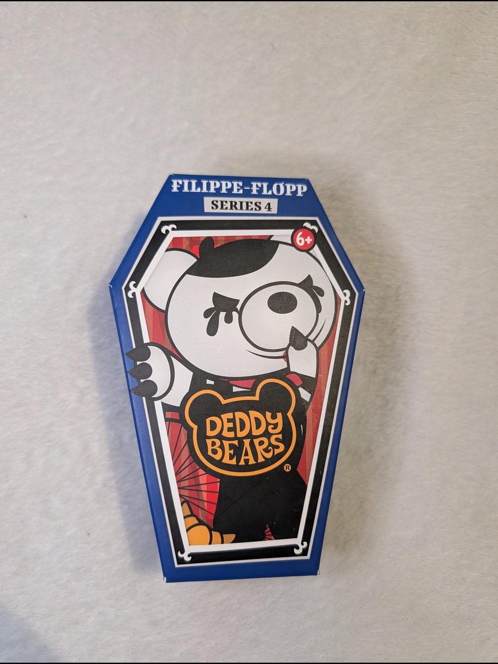 Deddy Bears Series 4 Filippe-Flopp Coffin Plush 6" - Opened Box
